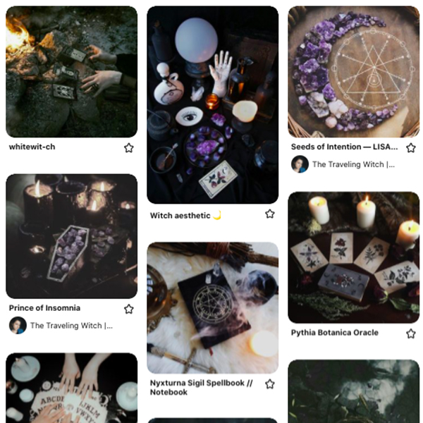 College of witchcraft pinterest board